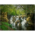 Forest Waterfall Triptych Canvas [128926/pc002892]