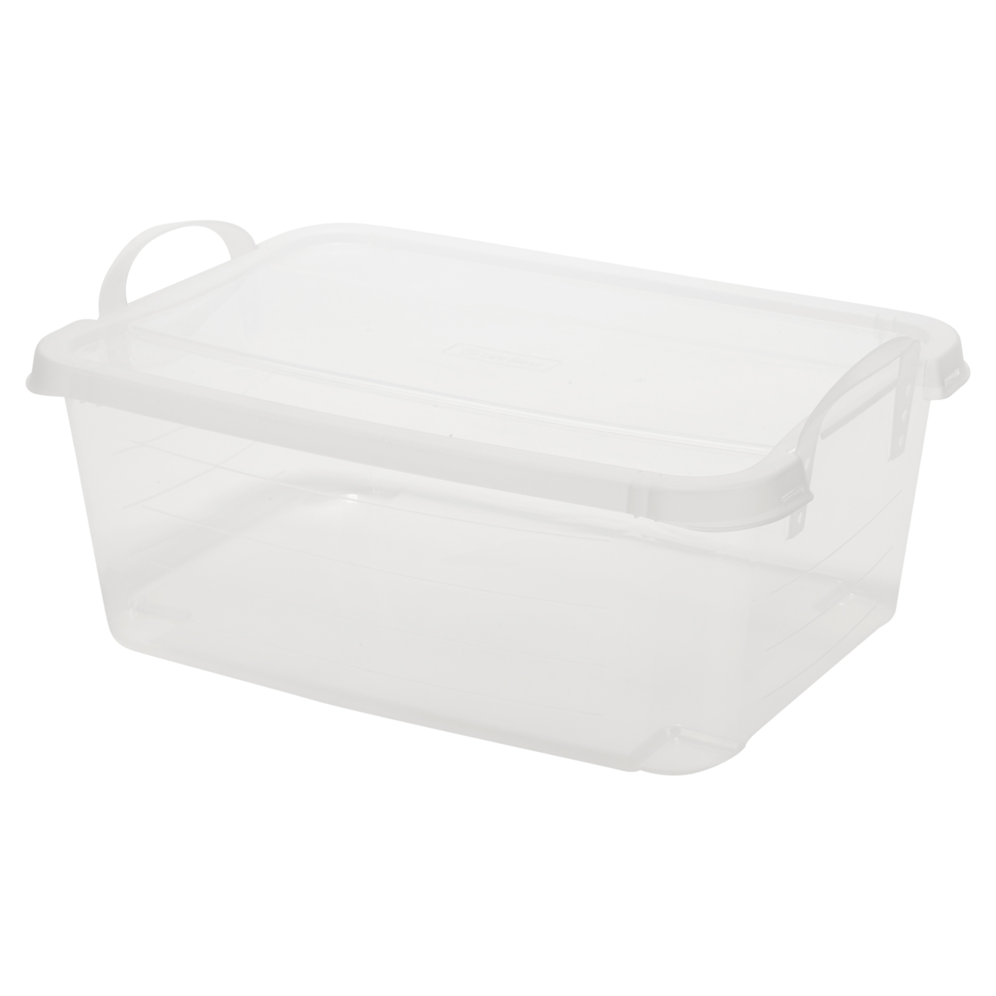 Underbed Plastic Storage Boxes With Lids & Carry Handles Stackable