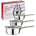 Grunwerg 3pc Saucepan Set [941372]