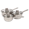 Grunwerg 3pc SS Saucepan Set [9640S3]