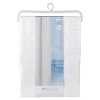 White Shower Curtain With Hooks [628930]