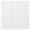 White Shower Curtain With Hooks [628930]