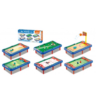 6 in 1 Games Table [628-18A]