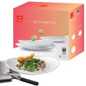 Prometeo Opal Glass 18pc Tableware Set [763190]