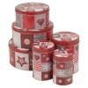 3 Piece Christmas Tin Sets
