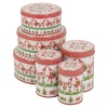 3 Piece Christmas Tin Sets