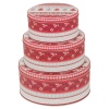 3 Piece Christmas Tin Sets