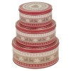 3 Piece Christmas Tin Sets