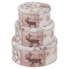 3 Piece Christmas Tin Sets