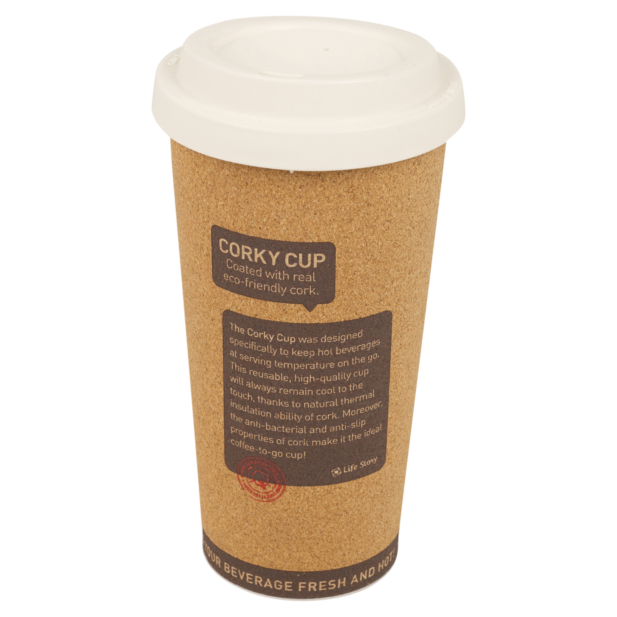 Details about Cork Insulated Hot Cup 500ml Reusable Eco Friendly With Lid On The Go Coffee Tea Details about Cork Insulated Hot Cup 500ml Reusable Eco Friendly With Lid On The Go Coffee Tea