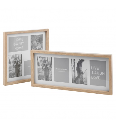 Wood Effect Square Photo Frame [025965]