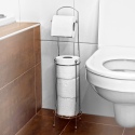Toilet Roll Holder With Storage For 3 Rolls [910321][258076]