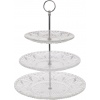 3 Tier Cut Glass Style Cake Stand [879999]