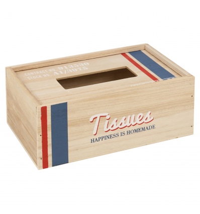 Tissue Box Paulownia Wood [021677]