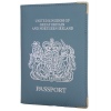 UK Real Leather Passport Holder (Maroon)