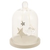 Glass Dome Bell Jars With Deco Stars