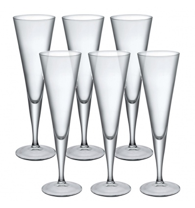 Bormioli Rocco 16cl Ypsilon Champagne Flutes Set [030006]