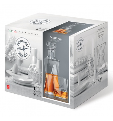 Bormioli Rocco Cassiopea Set Spirits 7pc [084382]