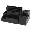 Top Write Black Rectangle Desk Organizer 20x12x9cm [158266]