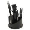 Top Write Black Desk Round Organizer 15x15x14cm [158280]