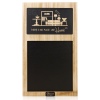 There Is No Place Like Home MDF Blackboard [896502]