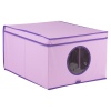 Ordinett PEVA Purple Storage Boxes