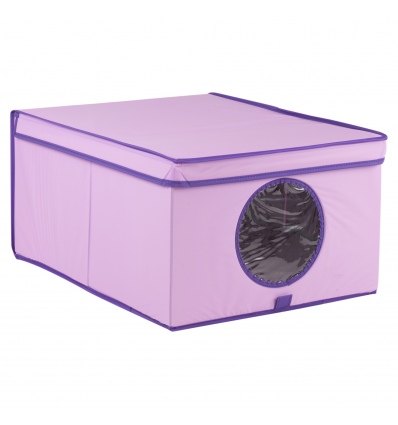 Ordinett PEVA Purple Storage Boxes