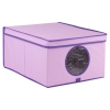 Ordinett PEVA Purple Storage Boxes