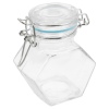 3 Assorted 100ml Glass Storage Jar Set [855806]