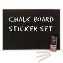 6pc Sticker Blackboard & Chalk [298481]