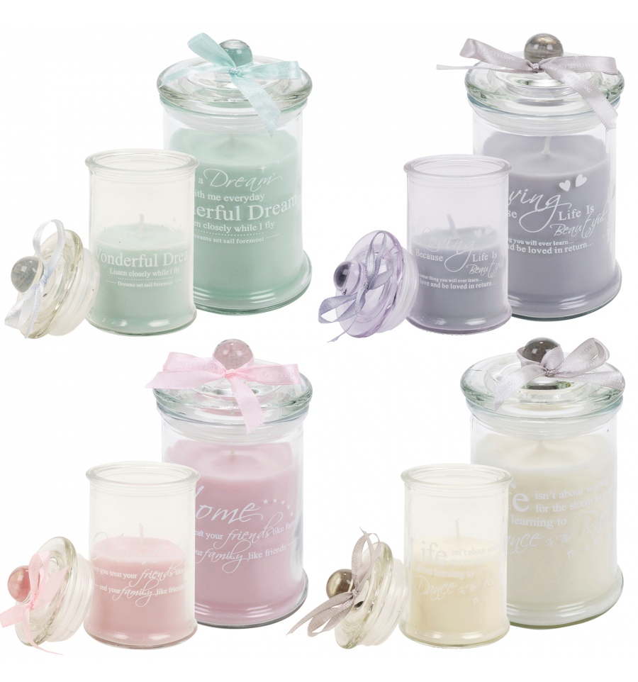 Scented Candle in Glass Jar