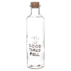 Cork Lid Glass Bottles With Text