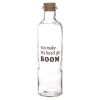 Cork Lid Glass Bottles With Text