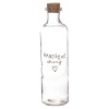 Cork Lid Glass Bottles With Text