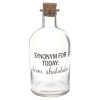 Cork Lid Glass Bottles With Text