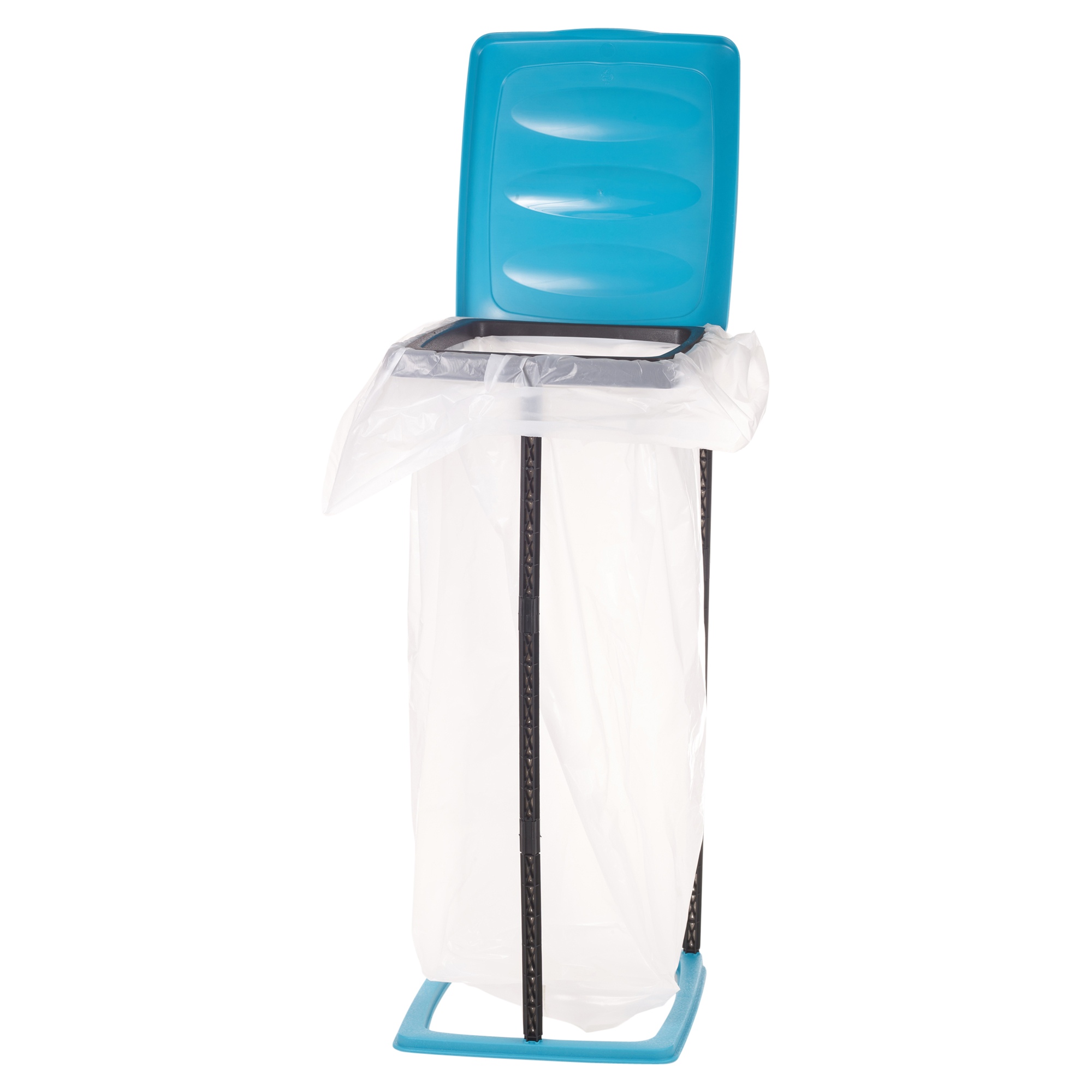 60L Collapsible Bin Bag Stand Plastic Garbage Waste Rubbish Refuse Sack