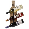 3 Bottle Metal & MDF wine Rack [077841]