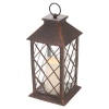 Lantern With LED Candle 28cm