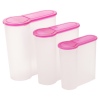 3 Pcs Food storage Container Set with Clip Lid [571915]