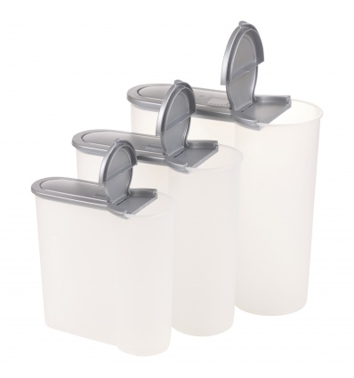 3 Pcs Food storage Container Set with Clip Lid [571915]