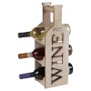 Wooden Wine Rack For 3 Bottles [848131]