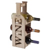 Wooden Wine Rack For 3 Bottles [848131]