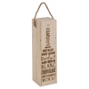 Wooden Wine Gift Box With Rope Handle