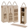 Wooden Wine Gift Box With Rope Handle