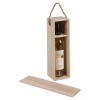 Wooden Wine Gift Box With Rope Handle