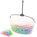 Plastic Basket With 36 Pegs [143744]