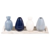 Set of 4 Vases On a Tray [289361]