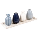 Set of 4 Vases On a Tray [289361]