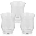 Hurricane Candle Holder Clear Glass -3 Sizes