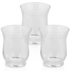 Hurricane Candle Holder Clear Glass -3 Sizes